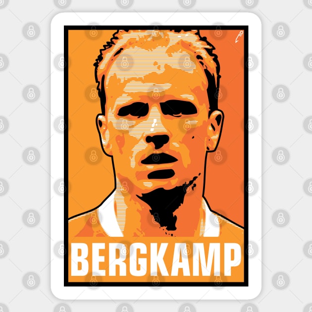 Bergkamp - NETHERLANDS Sticker by DAFTFISH